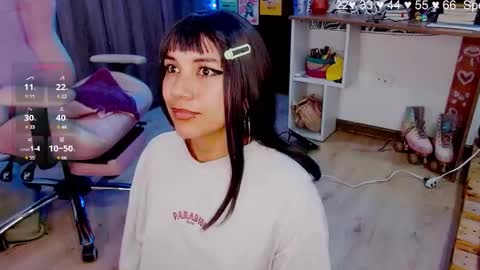 Snapshot of mel_dahlia chatting on December 2024 06:10:02 AM Melissa - - Please help me to reach 100 thumbs up online show from December 2024 06:10:02 AM