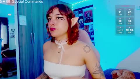 Snapshot of mel_dahlia chatting on January 2025 05:16:02 PM Melissa - - Please help me to reach 100 thumbs up online show from January 2025 05:16:02 PM