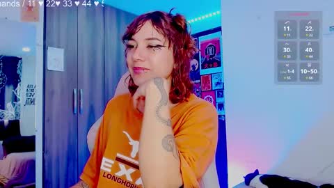Snapshot of mel_dahlia chatting on January 2025 08:00:02 PM Melissa - - Please help me to reach 100 thumbs up online show from January 2025 08:00:02 PM