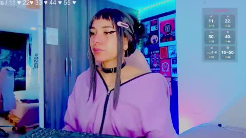 Snapshot of mel_dahlia chatting on January 2025 02:02:02 PM Melissa - - Please help me to reach 100 thumbs up online show from January 2025 02:02:02 PM