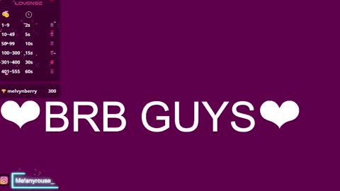 melanyrouse1 online show from March 2025 09:48:02 PM