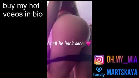 Snapshot of mia4sin chatting on June 2026 09:34:02 AM Mia Martskaya online show from June 2026 09:34:02 AM