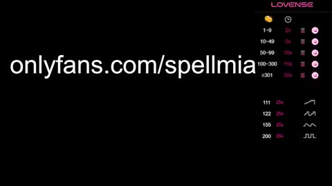 Mia  instagram miasspell online show from January 2025 07:18:01 PM