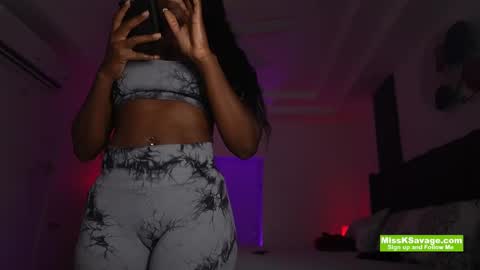 Snapshot of missksavage chatting on December 2024 09:31:02 PM Miss K online show from December 2024 09:31:02 PM