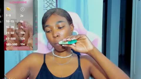 Snapshot of myblackdope_ chatting on June 2026 09:15:02 AM Samanta online show from June 2026 09:15:02 AM