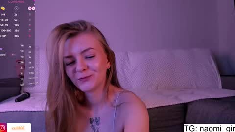 Snapshot of naomigirl33 chatting on February 2025 06:09:01 AM Naomi Dear I will be online at 1200 UTC online show from February 2025 06:09:01 AM