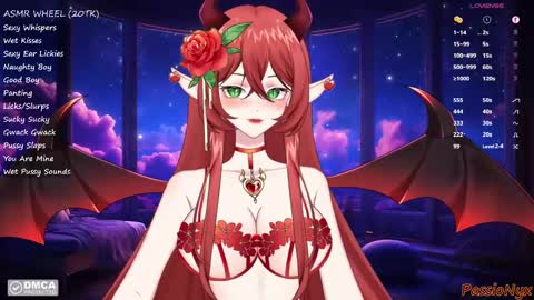 Succubus Nyx online show from January 2025 11:58:02 PM