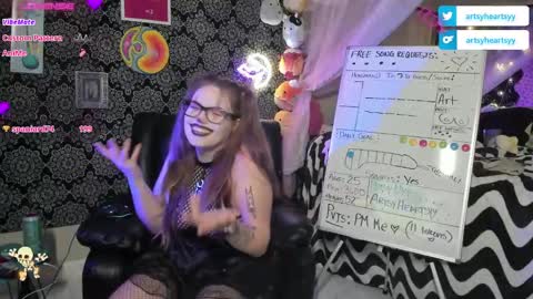 ArtsyHeartsyy online show from December 2024 05:47:01 AM