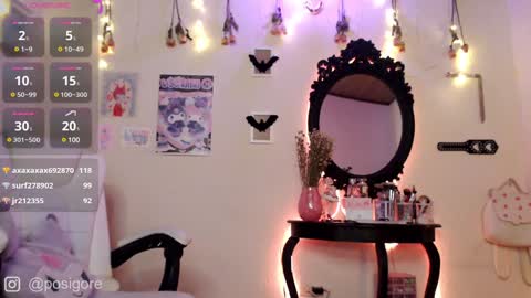 Snapshot of posigore chatting on December 2024 08:58:02 PM Anna Goth independient model online show from December 2024 08:58:02 PM