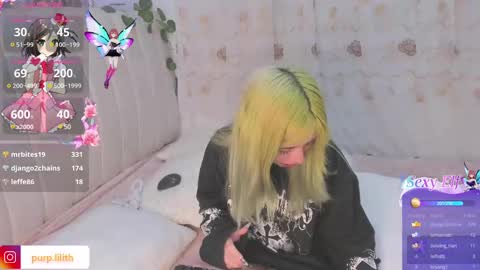 Snapshot of purplelilith3 chatting on February 2025 11:59:02 PM Purple Lilith online show from February 2025 11:59:02 PM