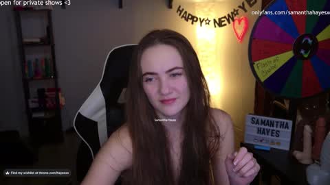Snapshot of samanthahayesxoxo chatting on January 2025 11:58:02 PM The Real Samantha Hayes haha online show from January 2025 11:58:02 PM