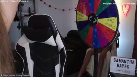 Snapshot of samanthahayesxoxo chatting on February 2025 05:20:02 AM The Real Samantha Hayes haha online show from February 2025 05:20:02 AM