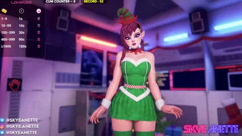 SkyeAnette online show from December 2024 02:02:01 AM