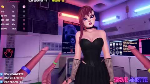 SkyeAnette online show from December 2024 02:17:01 AM