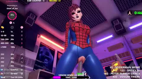 SkyeAnette online show from November 2025 01:41:01 AM