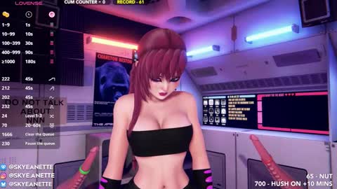 SkyeAnette online show from December 2025 02:16:02 AM