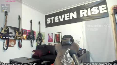 StevenRiseNYC online show from March 2026 12:15:01 AM