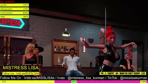  MISTRESS LISA  FIRST 3DXCHAT CAMGIRL   3dxchat anime gaming mistress domina online show from October 2025 11:21:02 PM