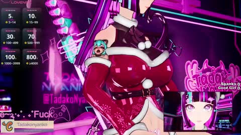 Snapshot of tadakonyanko chatting on December 2024 02:34:02 AM Tadako Nyanko online show from December 2024 02:34:02 AM