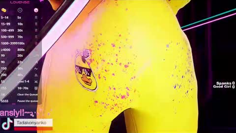 Snapshot of tadakonyanko chatting on February 2025 02:28:01 AM Tadako Nyanko online show from February 2025 02:28:01 AM