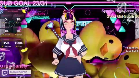 Snapshot of tadakonyanko chatting on November 2025 02:56:02 AM Tadako Nyanko online show from November 2025 02:56:02 AM