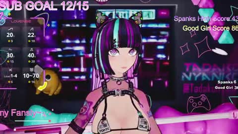 Snapshot of tadakonyanko chatting on April 2026 02:08:01 PM Tadako Nyanko online show from April 2026 02:08:01 PM
