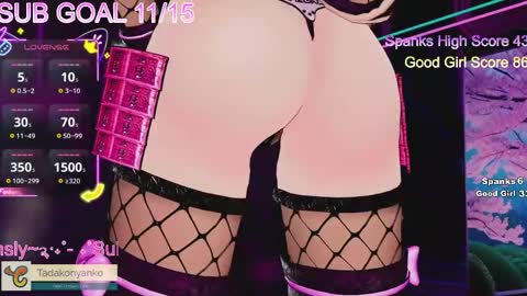 Snapshot of tadakonyanko chatting on May 2026 01:23:01 AM Tadako Nyanko online show from May 2026 01:23:01 AM