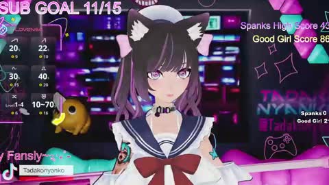 Snapshot of tadakonyanko chatting on May 2026 01:46:01 AM Tadako Nyanko online show from May 2026 01:46:01 AM
