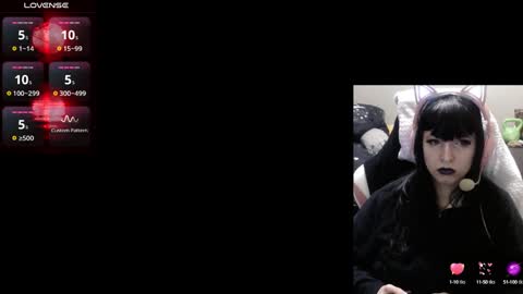   A Goth Chick   online show from December 2024 05:16:02 AM