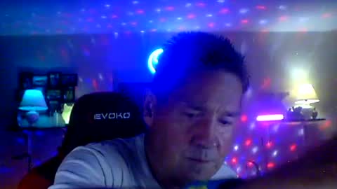 Snapshot of tkthedj chatting on July 2026 12:34:02 AM TK online show from July 2026 12:34:02 AM