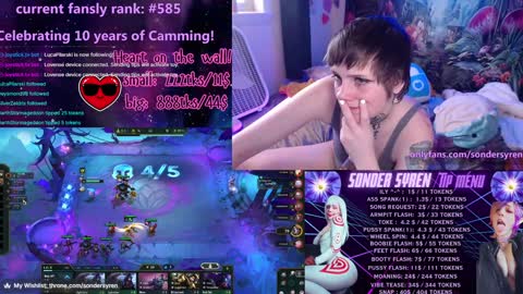 Snapshot of tricky_nymph chatting on March 2026 04:46:01 PM Cassie online show from March 2026 04:46:01 PM