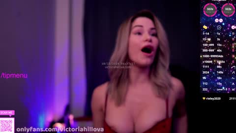 Snapshot of victoriahillova chatting on December 2024 03:37:01 AM Victoria Hillova online show from December 2024 03:37:01 AM
