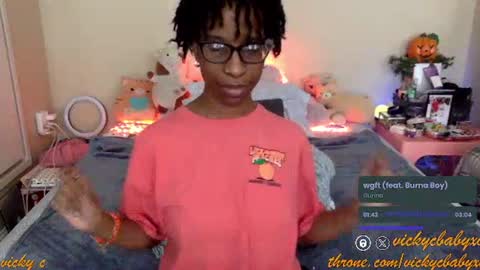 Snapshot of viiickyyy chatting on October 2025 05:56:02 PM Vicky C Vicky V - Vicky C Baby Baby Vee - Schoolgurl V - V the Qween of Edging - Miss Vicky if U Nasty online show from October 2025 05:56:02 PM