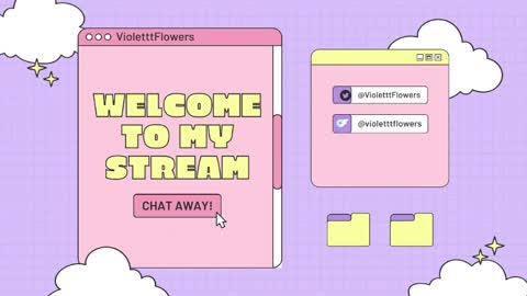 Snapshot of violetttflowers chatting on May 2026 04:46:02 PM Violet Flowers online show from May 2026 04:46:02 PM
