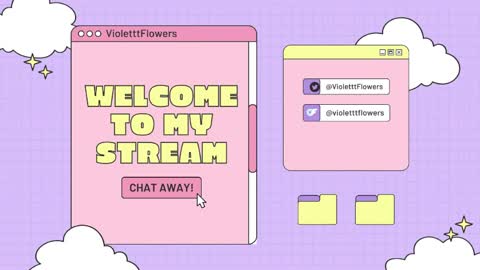 Snapshot of violetttflowers chatting on June 2026 04:16:02 AM Violet Flowers online show from June 2026 04:16:02 AM