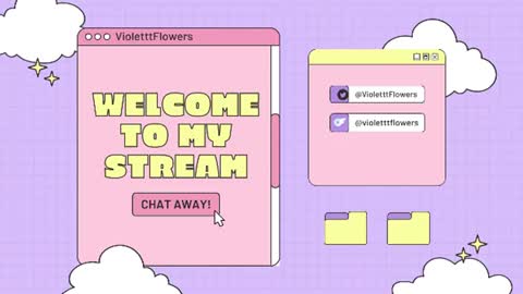 Snapshot of violetttflowers chatting on June 2026 12:30:01 AM Violet Flowers online show from June 2026 12:30:01 AM