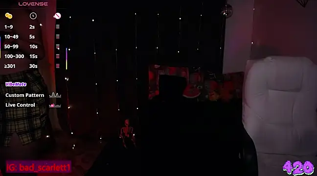 Snapshot of bad_scarlett1 chatting on March 2025 12:31:01 AM bad scarlett1 online show from March 2025 12:31:01 AM