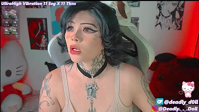 Snapshot of Deadly_Doll chatting on January 2025 11:06:01 PM Deadly Doll online show from January 2025 11:06:01 PM