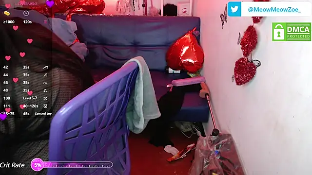 MeowMeowZoe online show from February 2025 09:22:02 AM