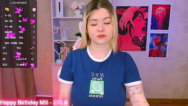 cutie mili online show from January 2025 10:38:02 AM