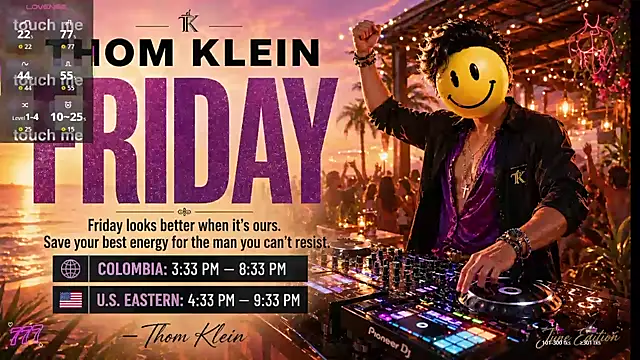 Snapshot of thomklein chatting on July 2026 08:03:02 PM thomklein online show from July 2026 08:03:02 PM