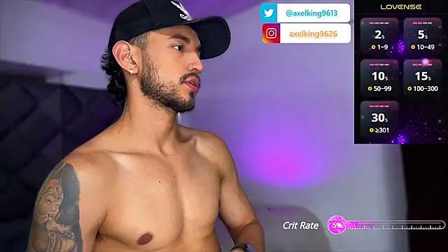 Snapshot of AxelKing1326 chatting on January 2025 10:05:01 PM AxelKing1326 online show from January 2025 10:05:01 PM