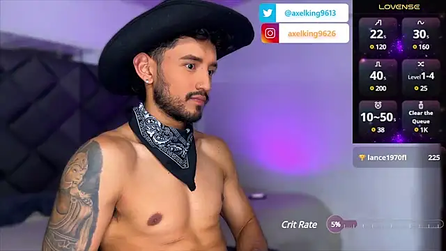 Snapshot of AxelKing1326 chatting on January 2025 01:13:01 AM AxelKing1326 online show from January 2025 01:13:01 AM