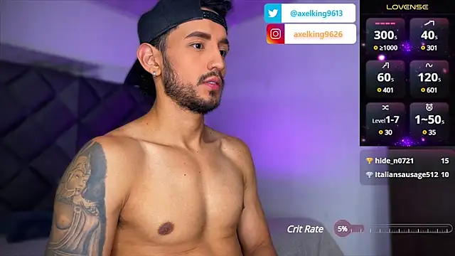 Snapshot of AxelKing1326 chatting on March 2025 01:13:01 AM AxelKing1326 online show from March 2025 01:13:01 AM