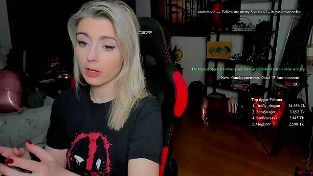 Lisaonthemoon online show from February 2026 08:38:02 PM