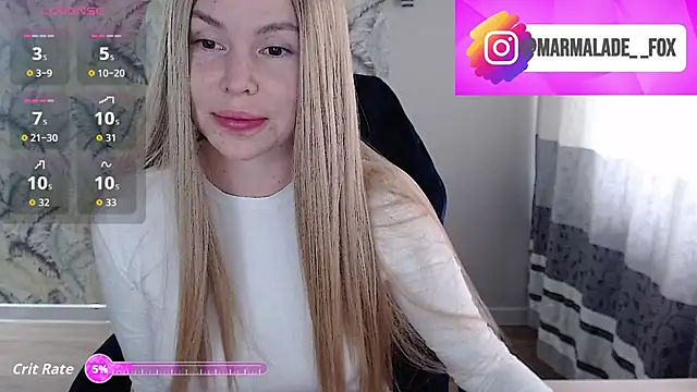 Marmalade Fox online show from April 2026 06:27:01 AM