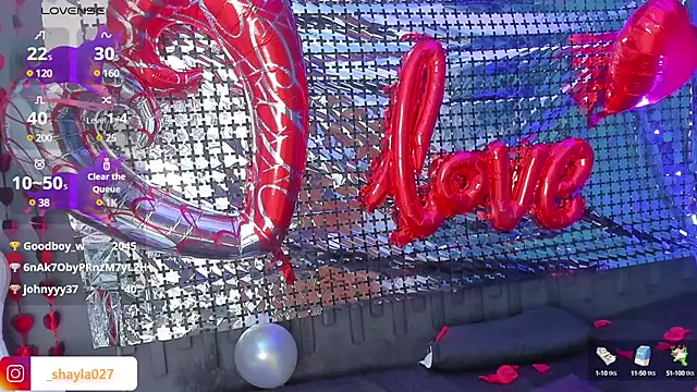Shayla27 online show from February 2025 01:50:02 AM