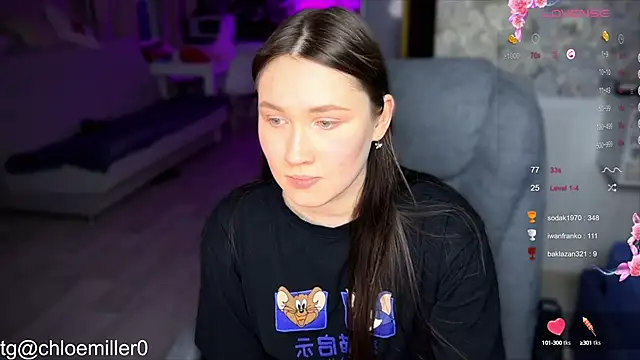 Snapshot of ChloeMillerMeow chatting on February 2025 10:43:02 PM ChloeMillerMeow online show from February 2025 10:43:02 PM