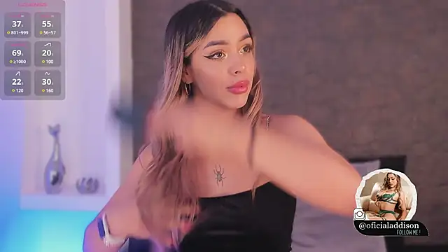 Addison baker online show from February 2025 07:38:02 PM