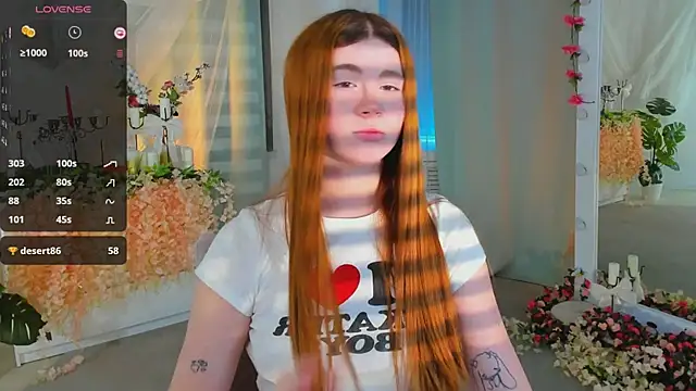 Snapshot of Freckle_Diyana chatting on February 2025 02:11:02 PM Freckle Diyana online show from February 2025 02:11:02 PM